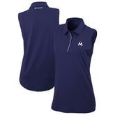 Minnesota Twins Women's Tend The Ball Sleeveless Polo - Navy | Columbia