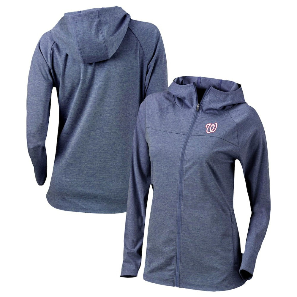 Washington Nationals Women's Half Shot Full-Zip Hoodie - Navy | Columbia