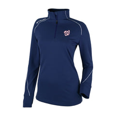 Washington Nationals Women's Shotgun 2.0 Quarter-Zip Pullover - Navy | Columbia