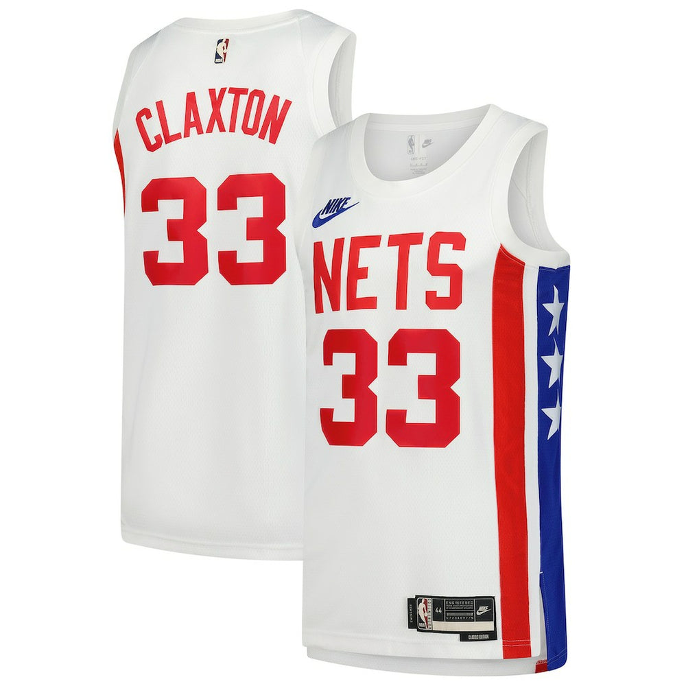 Nic Claxton Brooklyn Nets Swingman Jersey - Classic Edition - White | Nike on sale