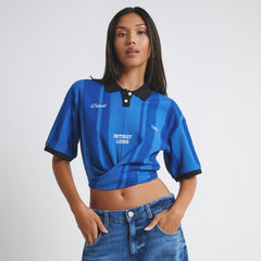 Detroit Lions Off Season Women's Rugby T-Shirt - Blue online