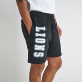 Detroit Lions Off Season Unisex Fleece Shorts - Black discount
