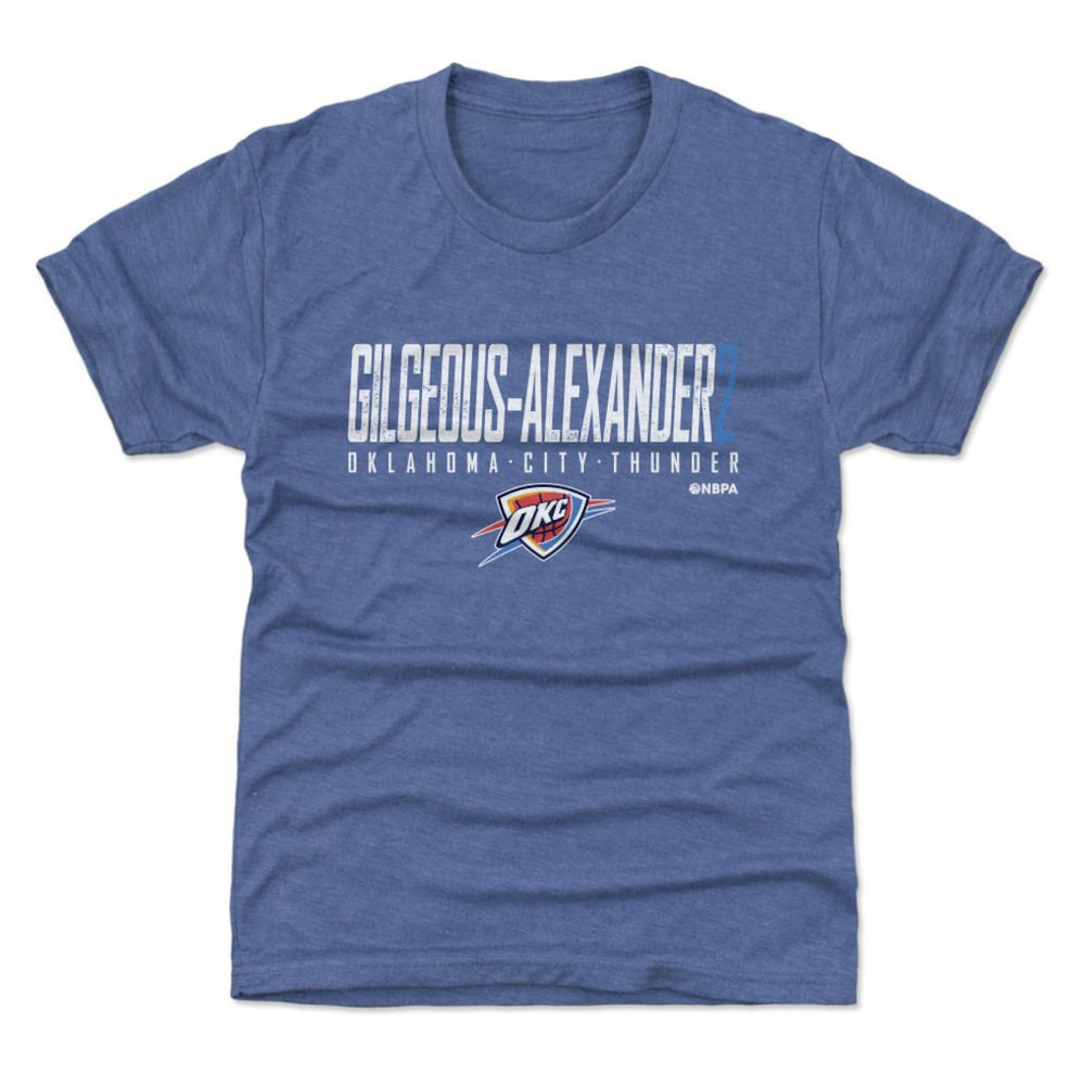 Shai Gilgeous-Alexander Oklahoma City Thunder 500 Level Youth Elite T-Shirt - Blue shop
