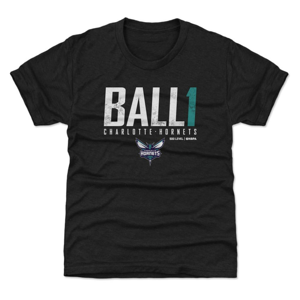 LaMelo Ball Charlotte Hornets 500 Level Youth Elite T-Shirt - Black cheap