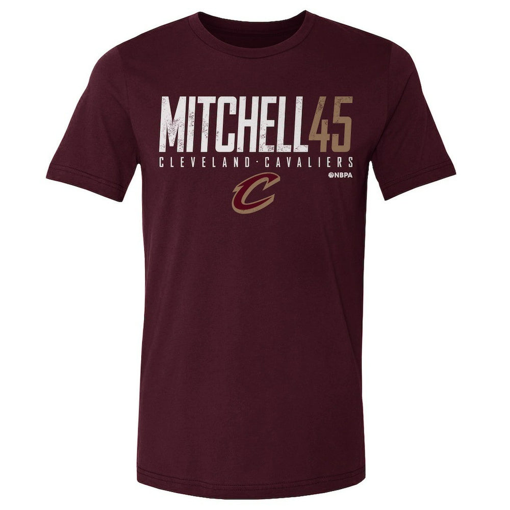 Donovan Mitchell Cleveland Cavaliers 500 Level Elite T-Shirt sale - Wine online