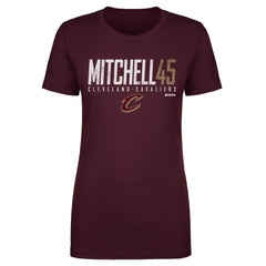 Donovan Mitchell Cleveland Cavaliers 500 Level Women's Elite T-Shirt sale - Wine sale