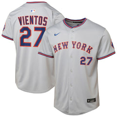 Mark Vientos New York Mets Youth Road Limited Jersey - Gray | Nike