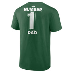 New York Jets #1 Dad Jersey T-Shirt - Green online