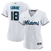 Griffin Conine Miami Marlins Women's Home Replica Jersey - White | Nike