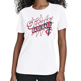 Minnesota Twins Starter Women's Drive-In T-Shirt - White