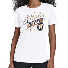 Houston Astros Starter Women's Drive-In T-Shirt - White