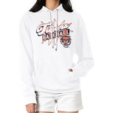 Detroit Tigers Starter Women's Drive-In Pullover Hoodie - White