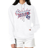 Texas Rangers Starter Women's Drive-In Pullover Hoodie - White