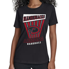 Arizona Diamondbacks Starter Women's Poster Print T-Shirt - Black