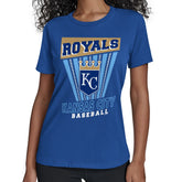 Kansas City Royals Starter Women's Poster Print T-Shirt - Royal