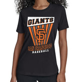 San Francisco Giants Starter Women's Poster Print T-Shirt - Black