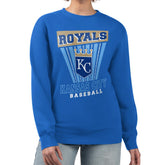Kansas City Royals Starter Women's Poster Print Pullover Sweatshirt - Royal