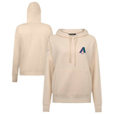 Arizona Diamondbacks Levelwear Women's Cooperstown Collection Adorn Core Logo Pullover Hoodie - Khaki