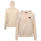 Chicago Cubs Levelwear Women's Cooperstown Collection Adorn Core Logo Pullover Hoodie - Khaki