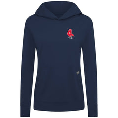 Boston Red Sox Levelwear Women's Cooperstown Collection Relay Core Logo Pullover Hoodie - Navy