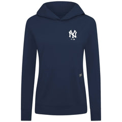 New York Yankees Levelwear Women's Cooperstown Collection Relay Core Logo Pullover Hoodie - Navy
