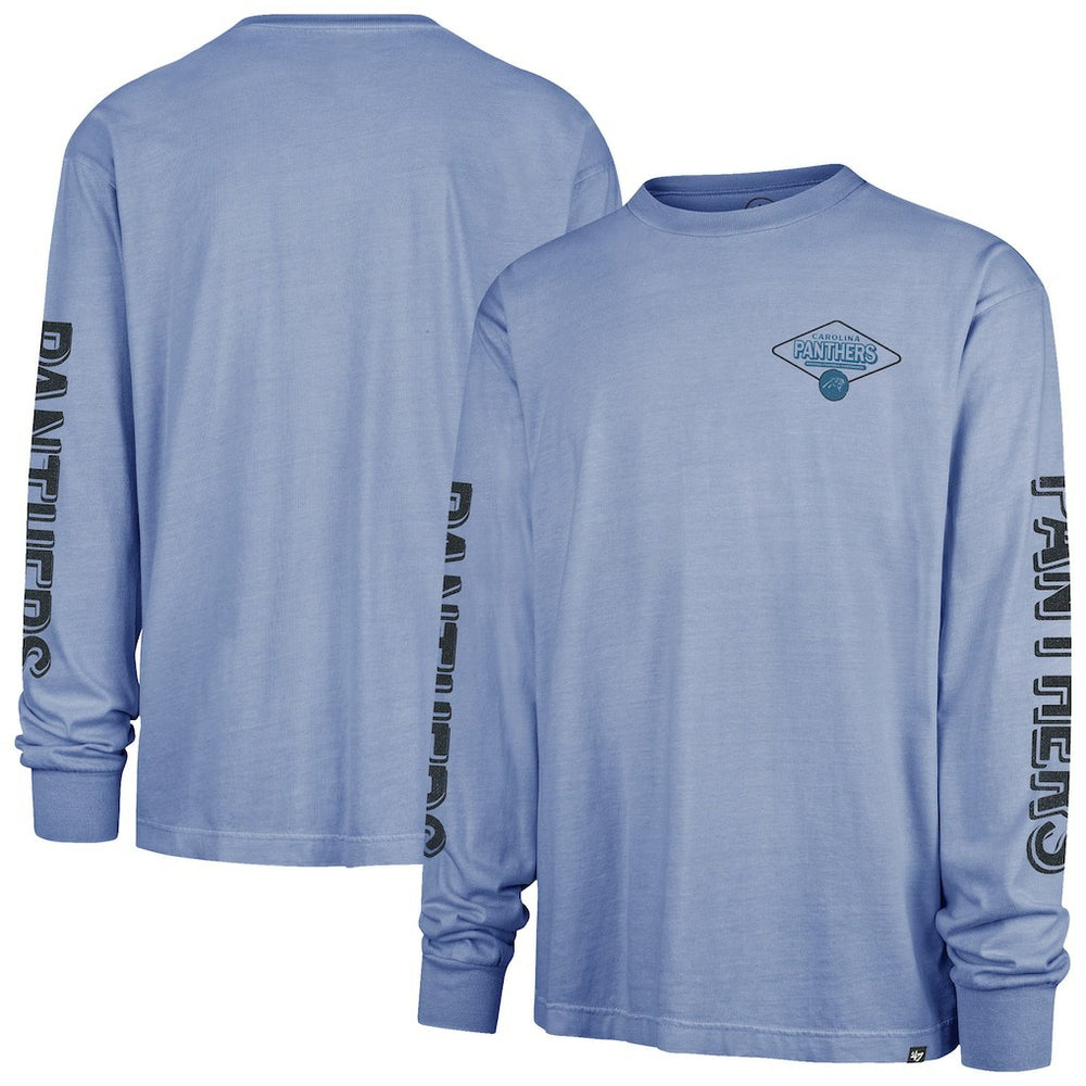 Carolina Panthers '47 Cairn Ravine Foundation Long Sleeve T-Shirt - Blue on sale