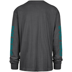 Miami Dolphins '47 Cairn Ravine Foundation Throwback Long Sleeve T-Shirt - Black on sale