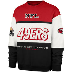 San Francisco 49ers '47 Breeze Maximalist Sweatshirt - Scarlet/Black online