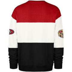 San Francisco 49ers '47 Breeze Maximalist Sweatshirt - Scarlet/Black online