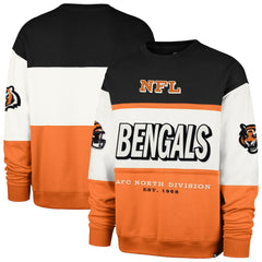 Cincinnati Bengals '47 Breeze Maximalist Sweatshirt - Black/Orange sale