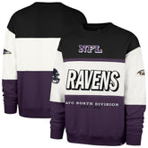 Baltimore Ravens '47 Breeze Maximalist Sweatshirt - Black/Purple cheap