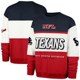Houston Texans '47 Breeze Maximalist Sweatshirt - Navy/Red on sale
