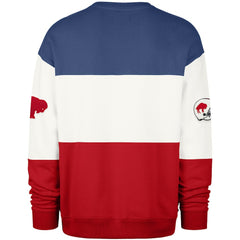 Buffalo Bills '47 Throwback Breeze Maximalist Sweatshirt - Royal/Red discount