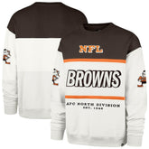 Cleveland Browns '47 Throwback Breeze Maximalist Sweatshirt - White on sale
