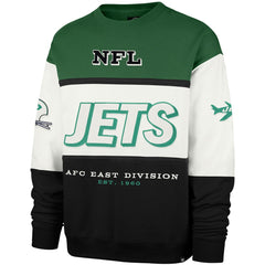 New York Jets '47 Throwback Breeze Maximalist Sweatshirt - Kelly Green/Black outlet