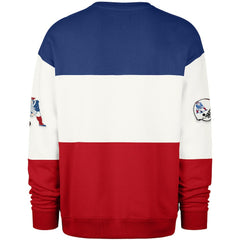 New England Patriots '47 Throwback Breeze Maximalist Sweatshirt - Royal/Red online