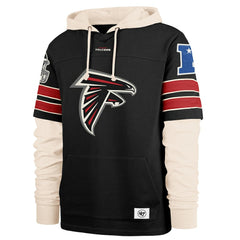 Atlanta Falcons '47 Split Zone Cornerback Duo Hoodie - Black outlet