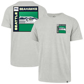 Seattle Seahawks '47 Chrome Plate Franklin T-Shirt - Gray discount