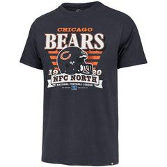 Chicago Bears '47 Stripe Splash Franklin Throwback T-Shirt - Navy discount