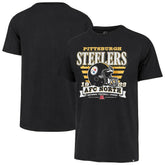 Pittsburgh Steelers '47 Stripe Splash Franklin Throwback T-Shirt - Black for sale