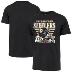 Pittsburgh Steelers '47 Stripe Splash Franklin Throwback T-Shirt - Black for sale