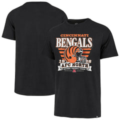 Cincinnati Bengals '47 Stripe Splash Franklin Throwback T-Shirt - Black discount