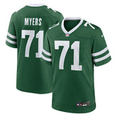 Josh Myers New York Jets Team Game Jersey - Legacy Green | Nike for sale