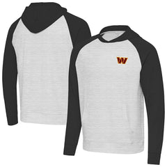 Washington Commanders Antigua Urgent Pullover Hoodie - Heather Gray/Black outlet