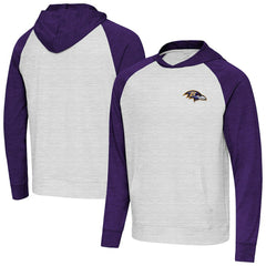 Baltimore Ravens Antigua Urgent Pullover Hoodie - Purple/Gray outlet
