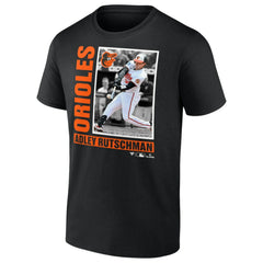 Adley Rutschman Baltimore Orioles Player Hot Streak T-Shirt - Black
