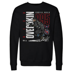 Alexander Ovechkin Washington Capitals 500 Level NHL All-Time Leading Goal Scorer Throwback Pullover Sweatshirt Black