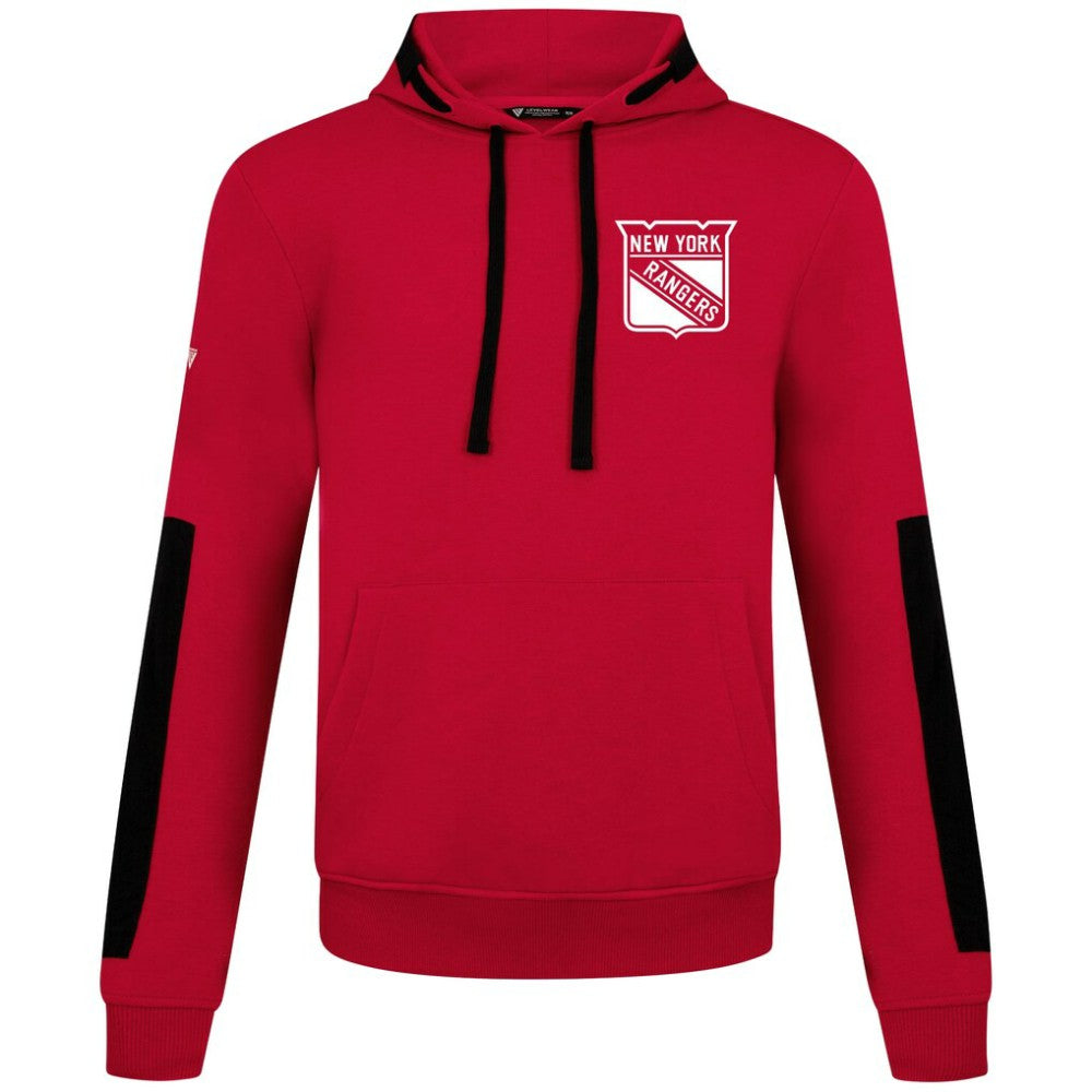 New York Rangers Levelwear Bombay Response Pullover Hoodie Red