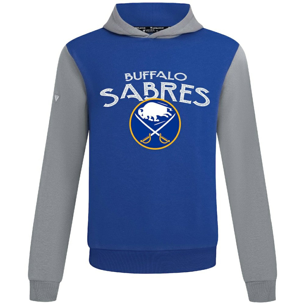 Buffalo Sabres Levelwear Ultimate Mission Pullover Hoodie Royal/Gray