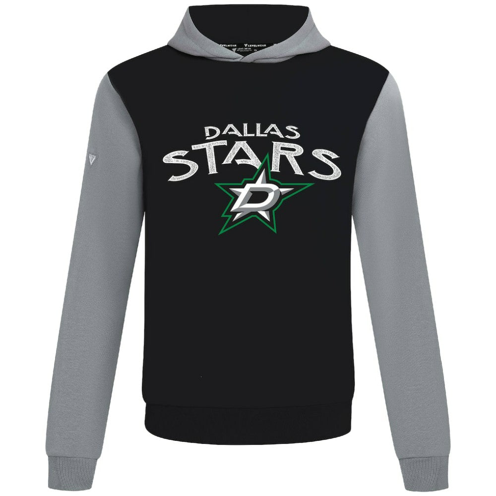 Dallas Stars Levelwear Ultimate Mission Pullover Hoodie Black/Gray